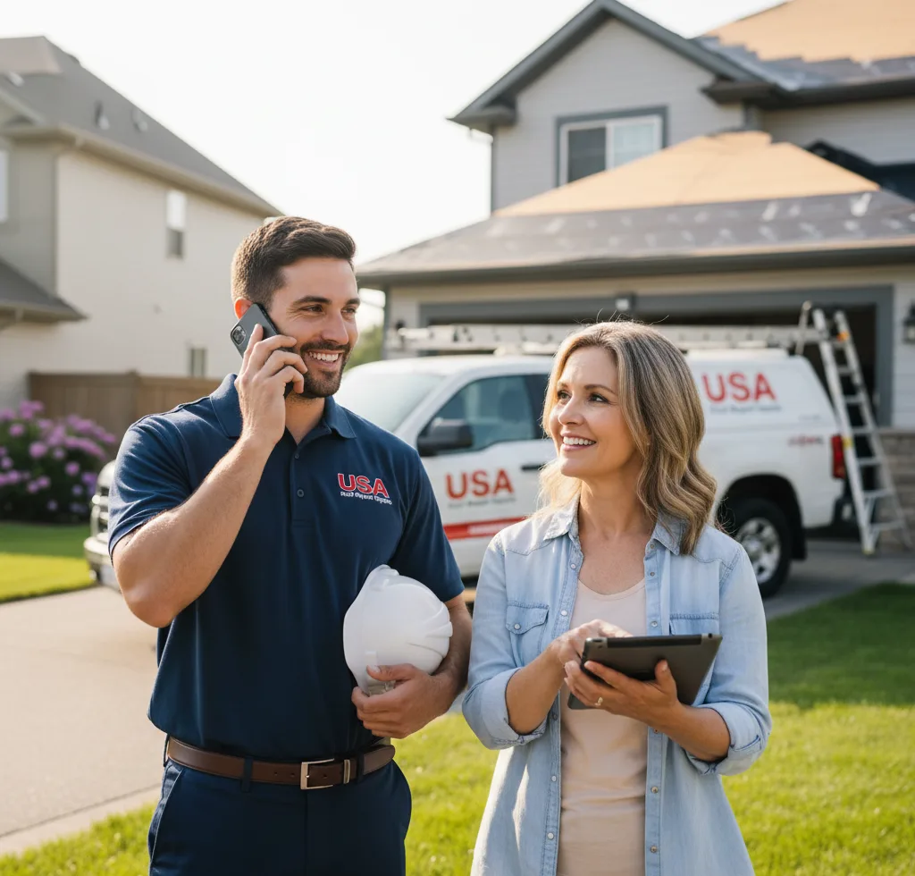 USA Roof Repair Experts customer support in Alum Creek
